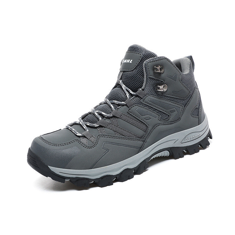 Men’s High-Top Hiking Sneakers – Rugged Outdoor Trail Shoes