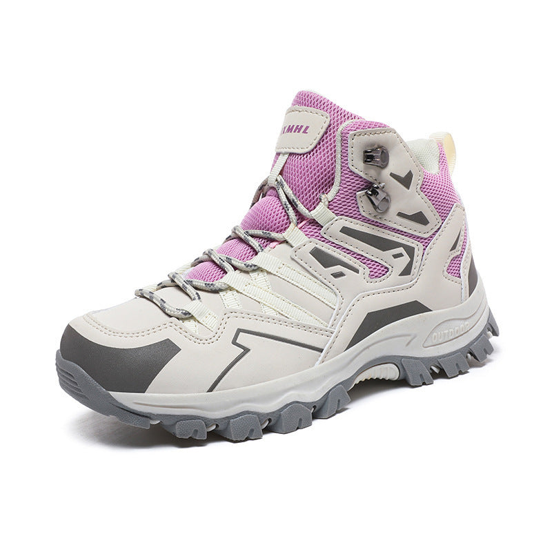 Men’s High-Top Hiking Sneakers – Rugged Outdoor Trail Shoes