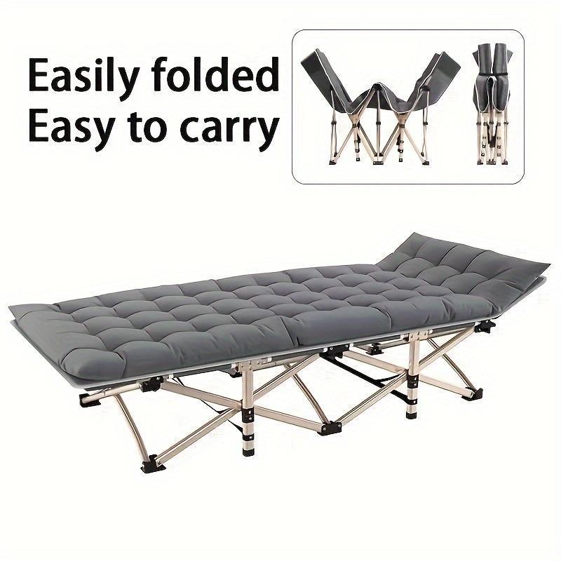 Heavy-Duty Folding Camping Bed – Portable & Sturdy for Travel, Office, or RV