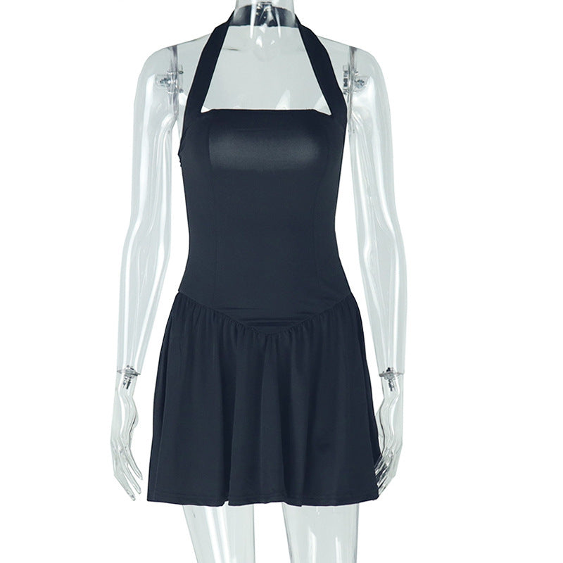 Women's Fashion Dress Strap Off-the-shoulder Collar