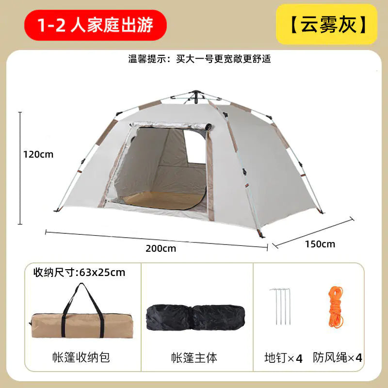 Winter Camping Tent for 5 People, Waterproof Set