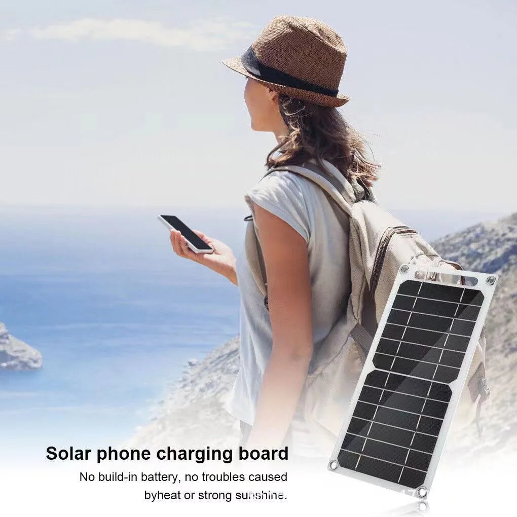 30W Solar Panel with USB Type-C – Waterproof & Portable Charger for Outdoor Adventures