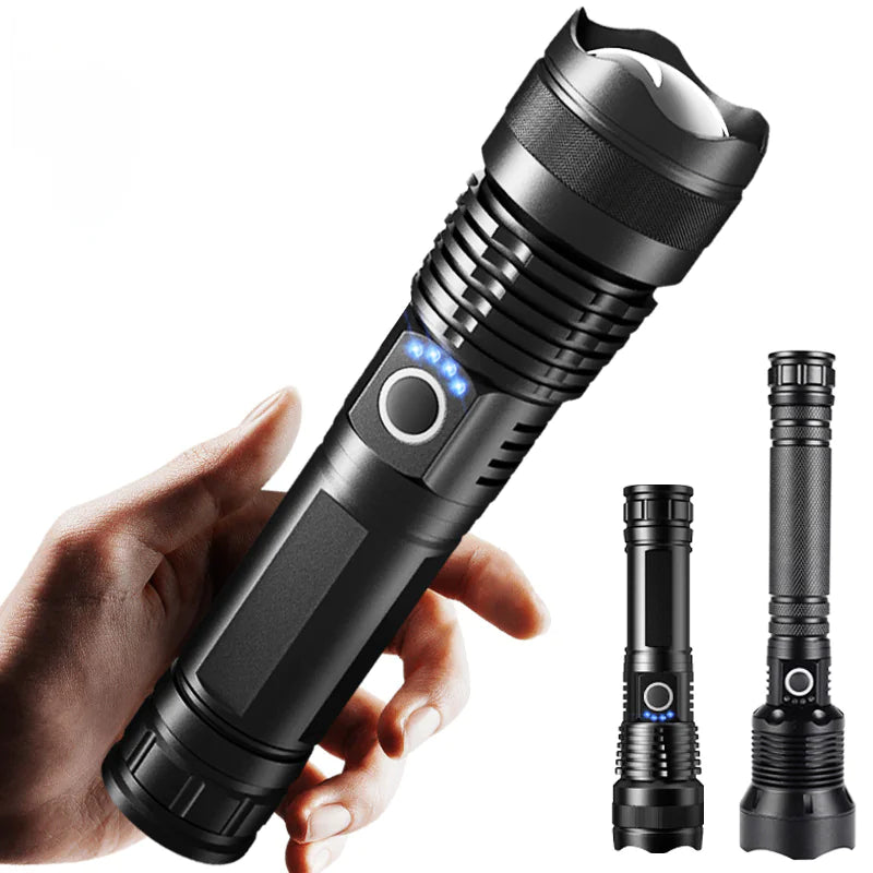 X92 Power Beam USB Flashlight