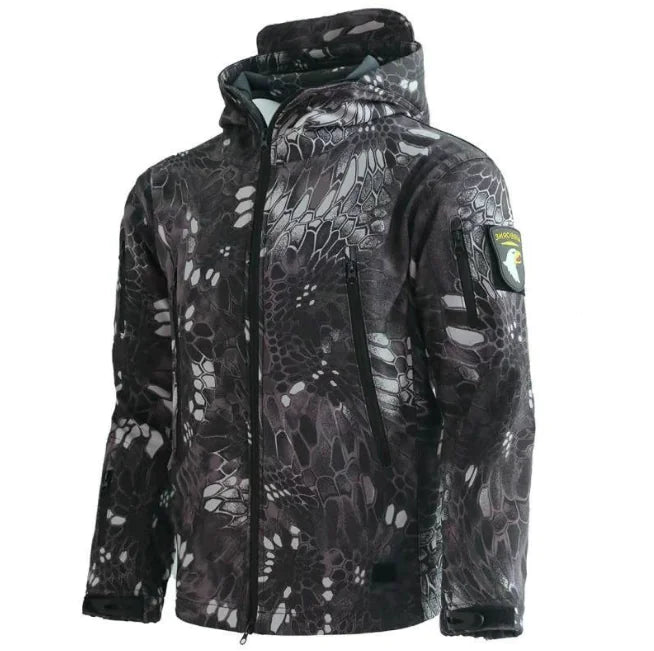 Men's Outdoor Waterproof Softshell Jacket for Hiking