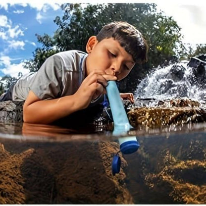 Portable Water Filter for Hiking, Camping & Travel