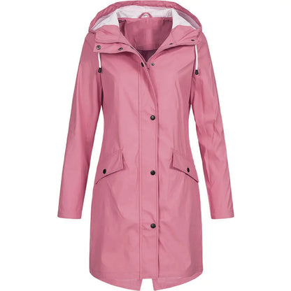 Women's Waterproof Windproof Hiking Rain Jacket