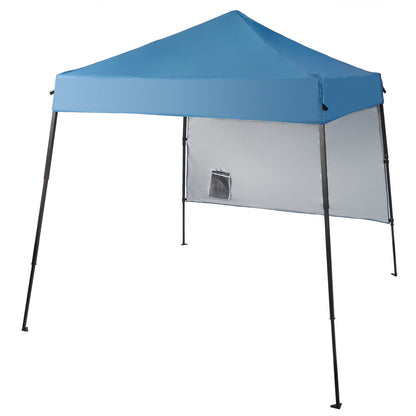 6X6ft Sky Blue Diagonal Band With One Side Of Surrounding Cloth Folding Shed