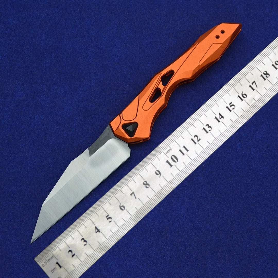 High Hardness Sharp Folding SST Fruit Knife Outdoor Camping Tools