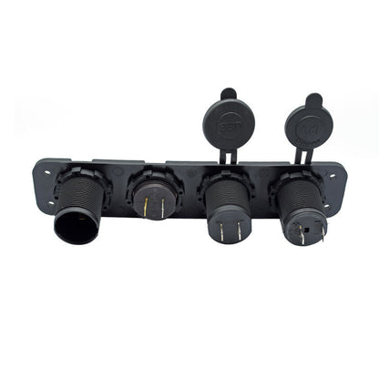 Four-in-one Blue Light USB Socket For Car And Boat