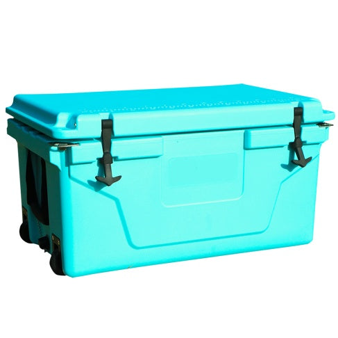 65QT Outdoor Cooler Box – Heavy-Duty Ice Chest for Camping, Fishing & Tailgating (Blue)