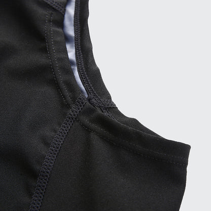 Sports sweat suit vest suit