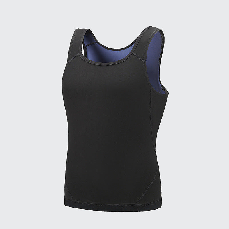 Sports sweat suit vest suit