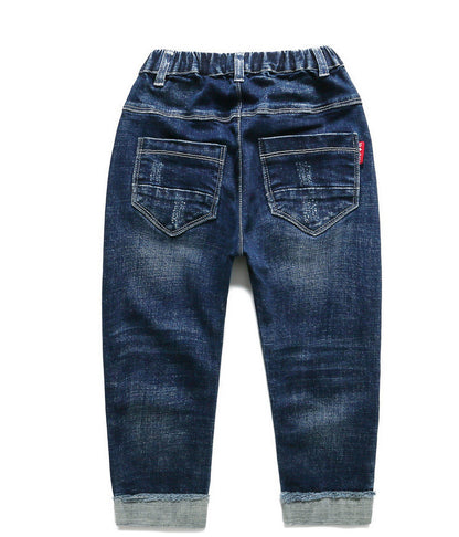Boys’ Classic Denim Jeans – Casual Long Pants for Kids (Ages 5–13)