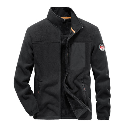 Men's Outdoor Fleece Cardigan Casual Jacket