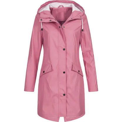 Women's Waterproof Windproof Hiking Rain Jacket
