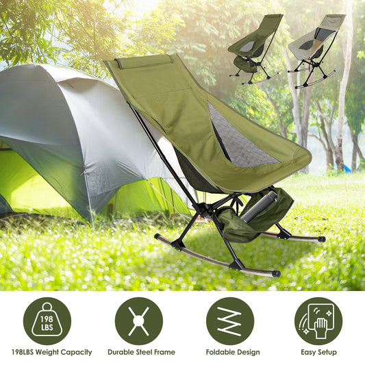 Portable Rocking Chair for Camping & Trave