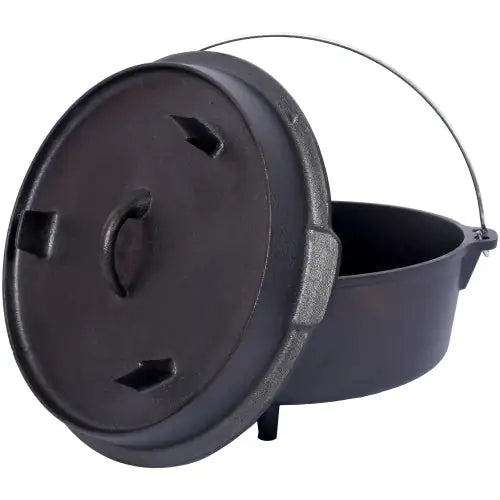 Outdoor Camping Deep Cast Iron Pot / Dutch Oven