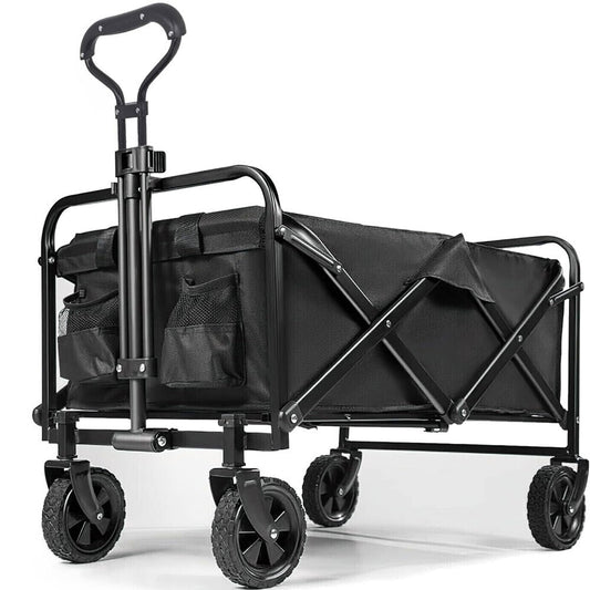 Nomadix Heavy Duty Foldable Camping Trolley—Rugged Utility for Outdoor Adventures