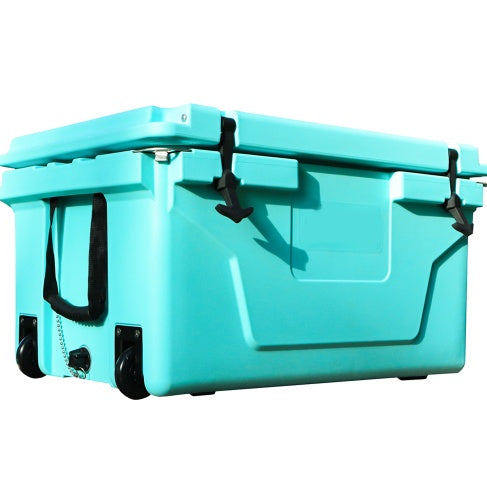 65QT Outdoor Cooler Box – Heavy-Duty Ice Chest for Camping, Fishing & Tailgating (Blue)