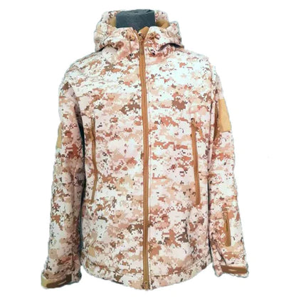 Men's Outdoor Waterproof Softshell Jacket for Hiking