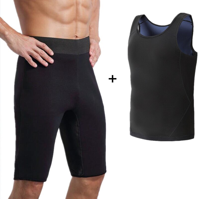 Sports sweat suit vest suit