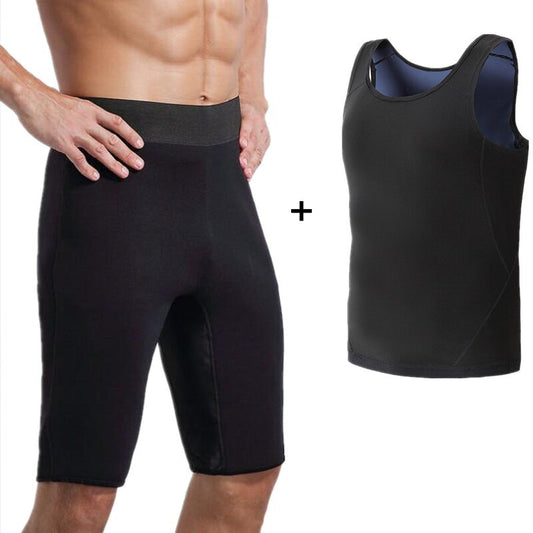 Sports sweat suit vest suit