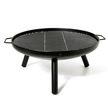 23" Wood-Burning Fire Pit with Grill Rack – Outdoor & Patio Ready
