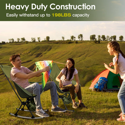 Portable Rocking Chair for Camping & Trave