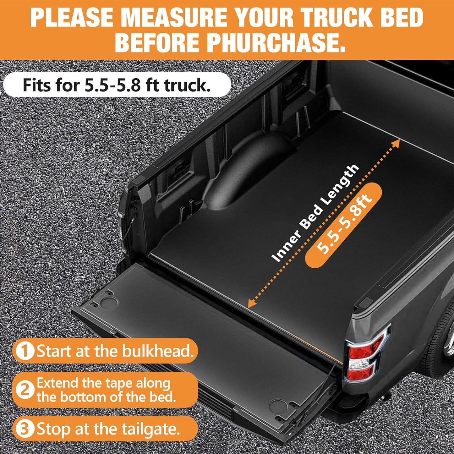 Truck Bed Tent – Fits 5.5-5.8ft Pickup Beds | 3000mm Waterproof & Easy Setup