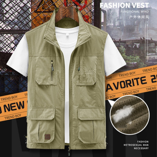 Men's Thin Outdoor Multi-pocket Mesh Vest