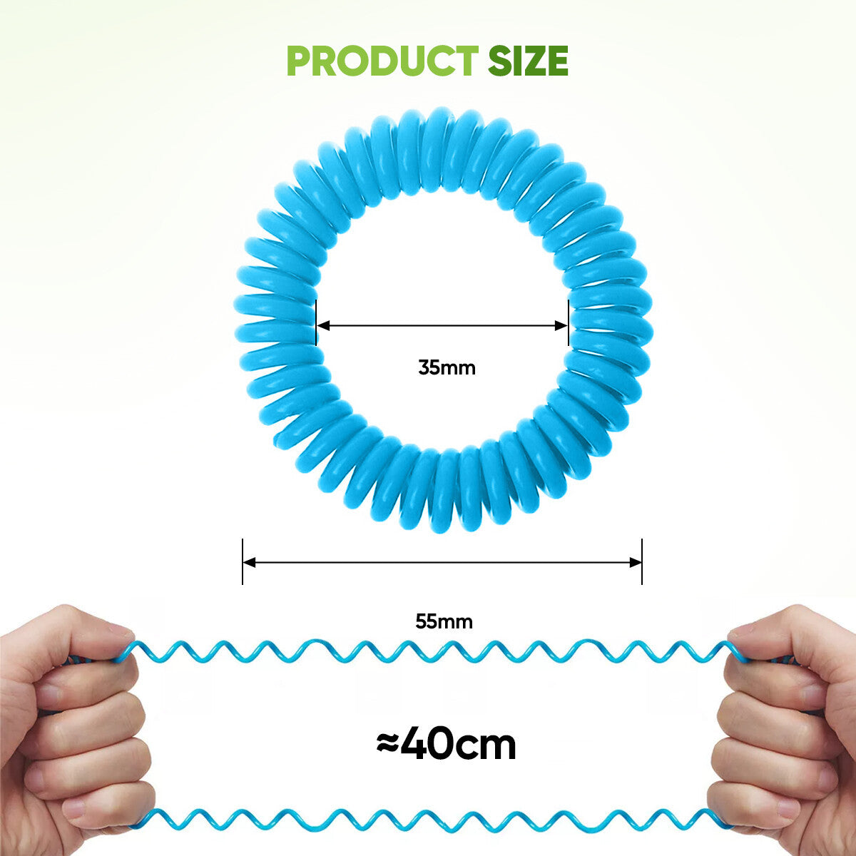 Mosquito Repellent Bracelets 10 Pack All Natural, Deet Free And Waterproof Bands