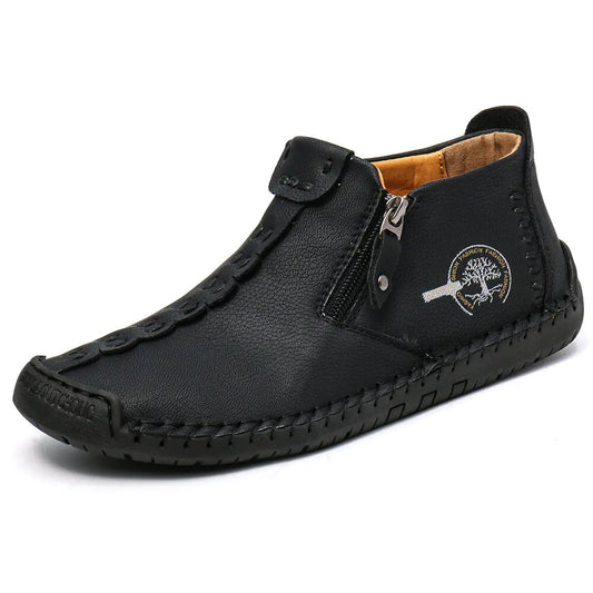 Men's Ankle Boots with Zipper for Hiking Outdoor