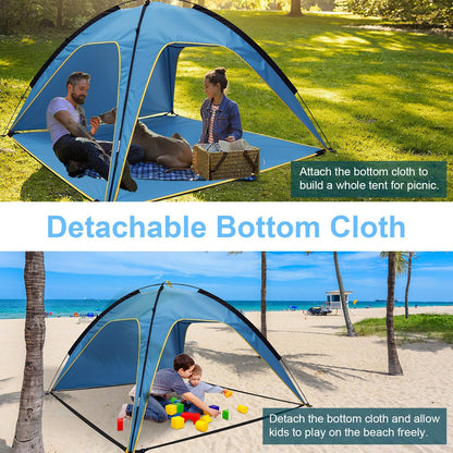 4–6 Person Beach Tent Canopy – UPF50