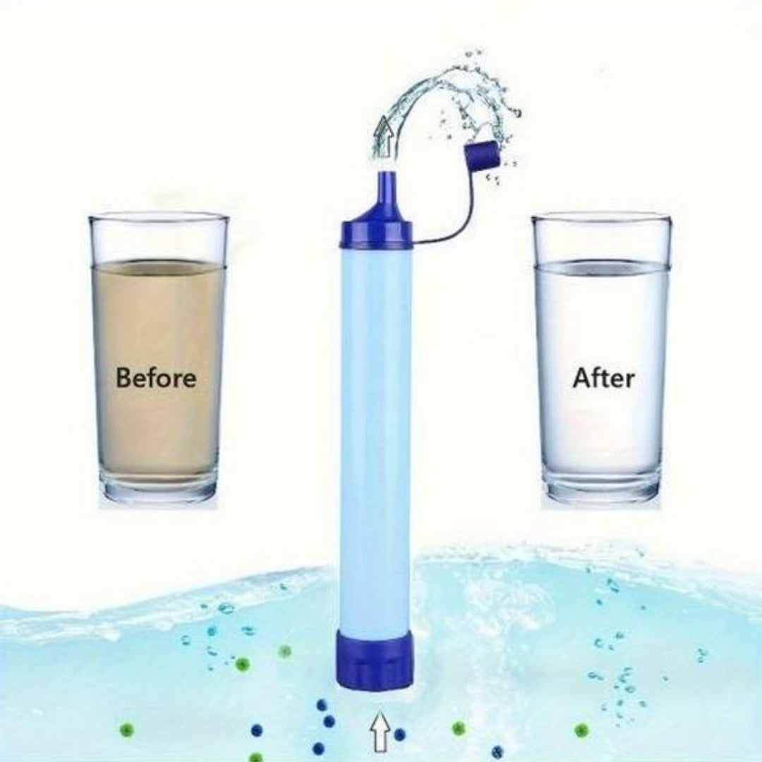 Portable Water Filter for Hiking, Camping & Travel