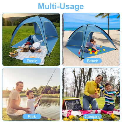 4–6 Person Beach Tent Canopy – UPF50