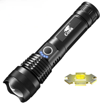 X92 Power Beam USB Flashlight