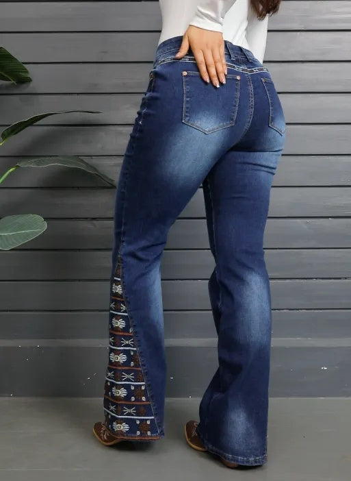 Women's High-Waist Heavily Ripped Jeans, Wide-Leg Full-Length Jeans With A Destroyed Streetwear Finish, Light-Wash Denim For All Seasons
