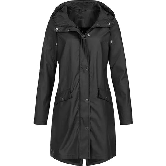 Women's Waterproof Windproof Hiking Rain Jacket