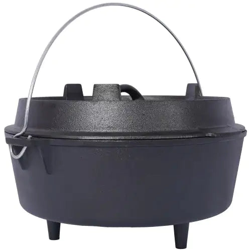 Outdoor Camping Deep Cast Iron Pot / Dutch Oven