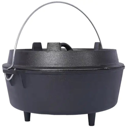 Outdoor Camping Deep Cast Iron Pot / Dutch Oven