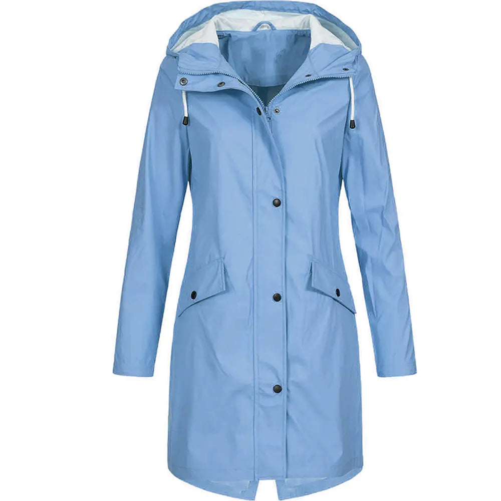 Women's Waterproof Windproof Hiking Rain Jacket