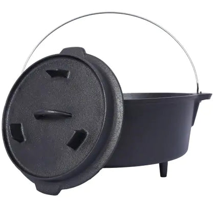 Outdoor Camping Deep Cast Iron Pot / Dutch Oven