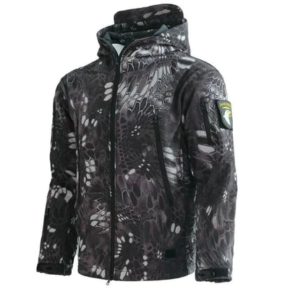 Men's Outdoor Waterproof Softshell Jacket for Hiking