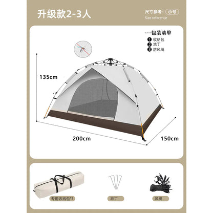Winter Camping Tent for 5 People, Waterproof Set
