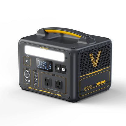 VTOMAN JUMP 600X Portable Power Station – 299Wh LiFePO4 Solar Generator