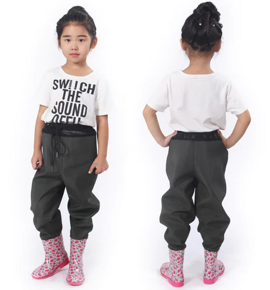 All-Season Leather Fork Rain Pants