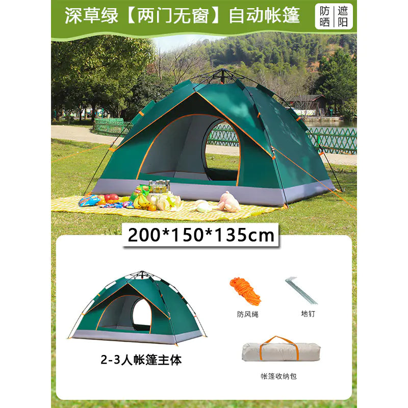 Winter Camping Tent for 5 People, Waterproof Set