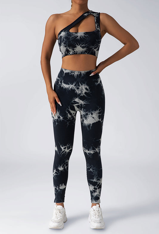 Women’s Scrunch Gym Tights – High Waist, Butt Enhancing, Tie-Dye Activewear