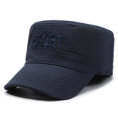 Hat Flat-top Peaked Cap Leisure Men's Sunhat