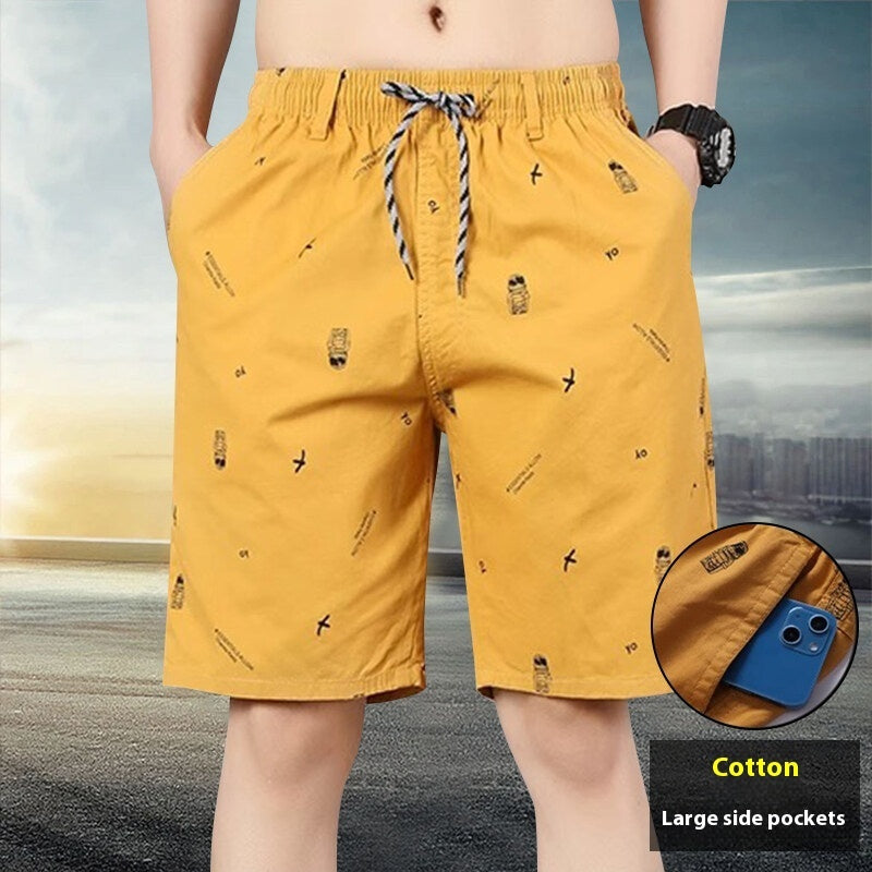 Summer Loose Cropped Shorts